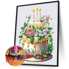Load image into Gallery viewer, Diamond Painting - Partial Special Shaped - cake desserts (30*40CM)