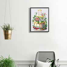 Load image into Gallery viewer, Diamond Painting - Partial Special Shaped - cake desserts (30*40CM)