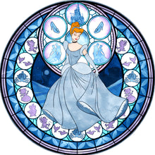 Load image into Gallery viewer, Diamond Painting - Full Round - cinderella princess (40*40CM)
