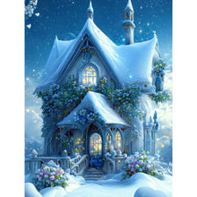 Load image into Gallery viewer, Diamond Painting - Full Round - Snow cabin (30*40CM)