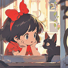 Load image into Gallery viewer, Diamond Painting - Full Round - Kiki's Delivery Service (40*40CM)