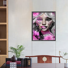 Load image into Gallery viewer, Diamond Painting - Full Round - girl (40*50CM)