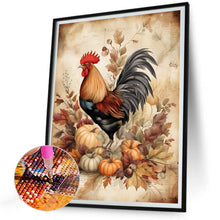 Load image into Gallery viewer, Diamond Painting - Full Round - cock in retro diary (30*40CM)
