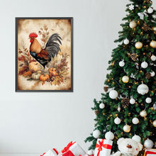 Load image into Gallery viewer, Diamond Painting - Full Round - cock in retro diary (30*40CM)
