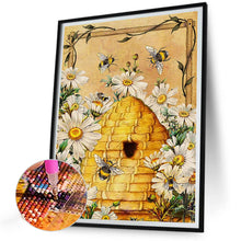 Load image into Gallery viewer, Diamond Painting - Full Round - bees in vintage diary (30*40CM)