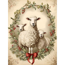 Load image into Gallery viewer, Diamond Painting - Full Round - Sheep in retro diary (30*40CM)