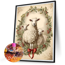 Load image into Gallery viewer, Diamond Painting - Full Round - Sheep in retro diary (30*40CM)