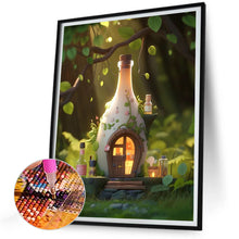 Load image into Gallery viewer, Diamond Painting - Full Round - forest bottle hut (30*40CM)