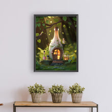 Load image into Gallery viewer, Diamond Painting - Full Round - forest bottle hut (30*40CM)