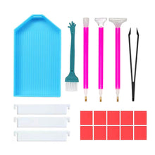 Load image into Gallery viewer, Diamond Painting Art Trays with Divider for Diamond Art DIY Craft (Blue)