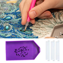 Load image into Gallery viewer, Diamond Painting Art Trays with Divider for Diamond Art DIY Craft (Purple)