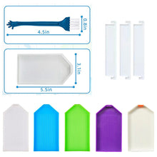 Load image into Gallery viewer, Diamond Painting Art Trays with Divider for Diamond Art DIY Craft (Ttransparent)
