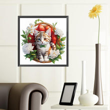 Load image into Gallery viewer, Diamond Painting - Partial Special Shaped - simple cat (40*40CM)