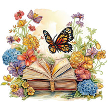 Load image into Gallery viewer, Diamond Painting - Partial Special Shaped - simple butterfly (40*40CM)