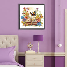 Load image into Gallery viewer, Diamond Painting - Partial Special Shaped - simple butterfly (40*40CM)