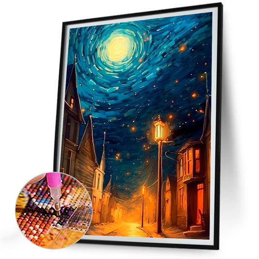 Diamond Painting - Full Round - quiet night (30*40CM)