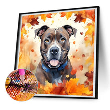 Load image into Gallery viewer, Diamond Painting - Full Round - maple leaf puppy (30*30CM)