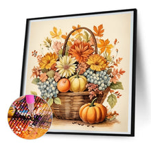 Load image into Gallery viewer, Diamond Painting - Full Round - Pumpkin flower basket (30*30CM)
