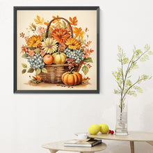 Load image into Gallery viewer, Diamond Painting - Full Round - Pumpkin flower basket (30*30CM)