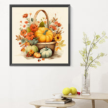 Load image into Gallery viewer, Diamond Painting - Full Round - Pumpkin flower basket (30*30CM)