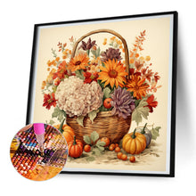 Load image into Gallery viewer, Diamond Painting - Full Round - Pumpkin flower basket (30*30CM)
