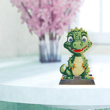 Load image into Gallery viewer, Wooden Crystal Painting Desktop Kit Diamond Art Table Decor (Dragon Baby #4)