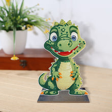 Load image into Gallery viewer, Wooden Crystal Painting Desktop Kit Diamond Art Table Decor (Dragon Baby #4)