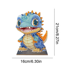 Load image into Gallery viewer, Wooden Crystal Painting Desktop Kit Diamond Art Table Decor (Dragon Baby #5)
