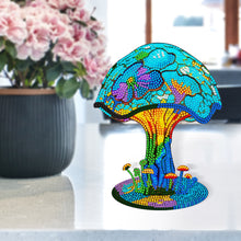 Load image into Gallery viewer, Wooden Desktop Diamond Painting Ornament Diamond Table Decor (Mushroom Lamp)