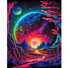 Load image into Gallery viewer, Diamond Painting - Full Round - fantasy starry sky (40*50CM)