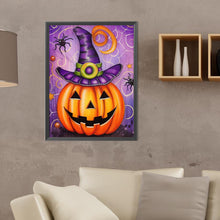 Load image into Gallery viewer, Diamond Painting - Full Round - pumpkin lantern (30*40CM)