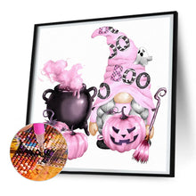 Load image into Gallery viewer, Diamond Painting - Full Round - halloween gnome (30*30CM)