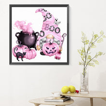 Load image into Gallery viewer, Diamond Painting - Full Round - halloween gnome (30*30CM)