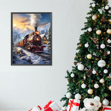 Load image into Gallery viewer, Diamond Painting - Full Round - snow train (30*40CM)