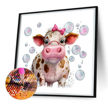 Load image into Gallery viewer, Diamond Painting - Full Round - bubble cow (30*30CM)