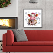Load image into Gallery viewer, Diamond Painting - Full Round - bubble cow (30*30CM)