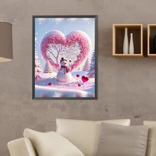Load image into Gallery viewer, Diamond Painting - Full Round - Love snowman (30*40CM)
