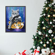 Load image into Gallery viewer, Diamond Painting - Full Round - cat mischief (30*40CM)