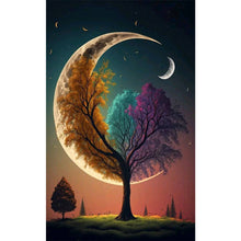 Load image into Gallery viewer, Diamond Painting - Full Round - Sun, moon and starry scenery (30*50CM)