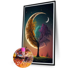 Load image into Gallery viewer, Diamond Painting - Full Round - Sun, moon and starry scenery (30*50CM)
