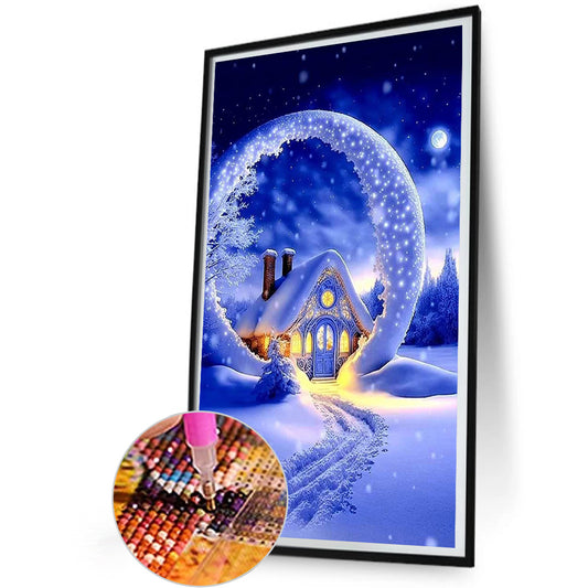 Diamond Painting - Full Round - Sun, moon and starry scenery (30*50CM)