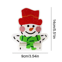 Load image into Gallery viewer, Diamond Painting Desktop Cellphone Stand Best Gift for Girls (Christmas Snowman)