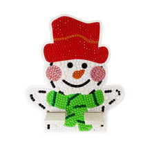 Load image into Gallery viewer, Diamond Painting Desktop Cellphone Stand Best Gift for Girls (Christmas Snowman)