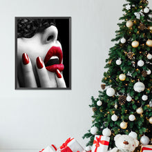 Load image into Gallery viewer, Diamond Painting - Full Round - flaming red lips (30*40CM)