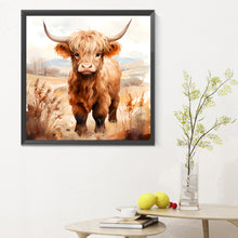 Load image into Gallery viewer, Diamond Painting - Full Round - highland yak (30*30CM)