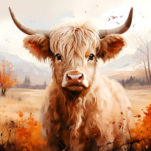 Load image into Gallery viewer, Diamond Painting - Full Round - highland yak (30*30CM)