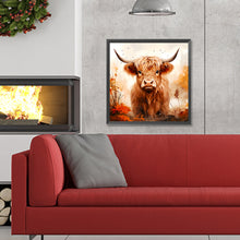 Load image into Gallery viewer, Diamond Painting - Full Round - highland yak (30*30CM)