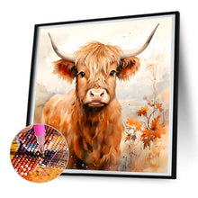 Load image into Gallery viewer, Diamond Painting - Full Round - highland yak (30*30CM)
