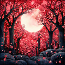 Load image into Gallery viewer, Diamond Painting - Full Round - Mangrove forest under moonlight (30*30CM)