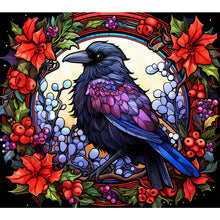 Load image into Gallery viewer, Diamond Painting - Full Round - glass art bird (35*30CM)